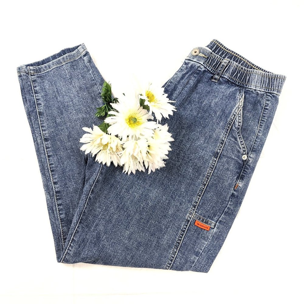 Sanfu Trend Series High Rise Elastic Waist Jeans